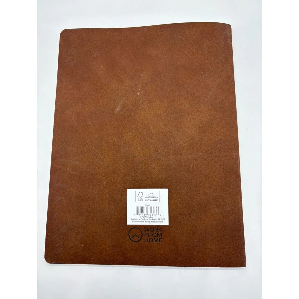 Work From Home 2025-2026 Planner Monthly Dual Work/Home Format Brown Lot of 14